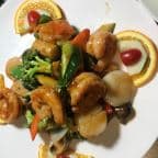 Best Shrimp and Scallop with Garlic Sauce鱼香干贝虾 in Brick, NJ